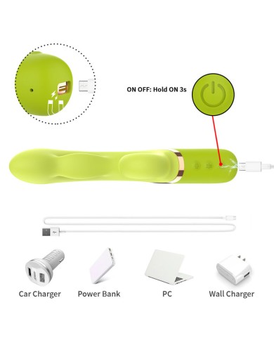 ARMONY - INFLABLE POINT A STIMULATEUR VIBRATEUR VERT