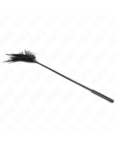 KINK - PLUSIEURS PLUMES DE CHATOUILLES NOIRES 45 CM