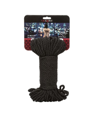 CALEXOTICS - SCANDAL CORDE BDSM NOIRE 30 M