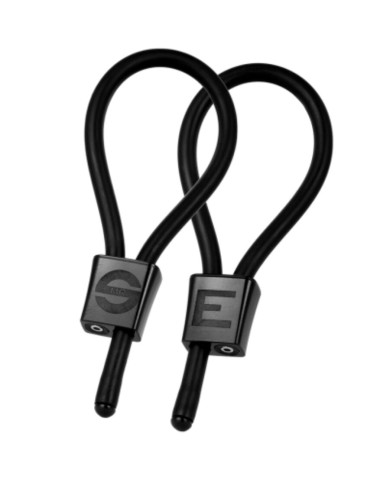 ELECTRASTIM - PRESTIGE ELECTRA LOOPS ANNEAUX PÉNIENS RÉGLABLES NOIRS
