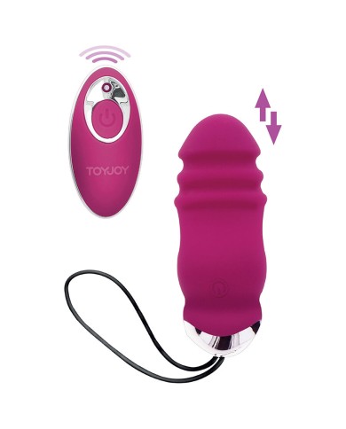 TOYJOY - HAPPINESS SUNN SIDE UP AND DOWN VIBRATEUR FUCHSIA TÉLÉCOMMANDE