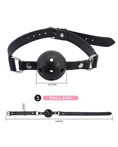 PRETTY LOVE - KIT BDSM 8 PIÈCES NOIR