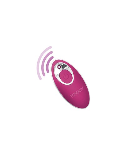 TOYJOY - HAPPINESS SUNN SIDE UP AND DOWN VIBRATEUR FUCHSIA TÉLÉCOMMANDE
