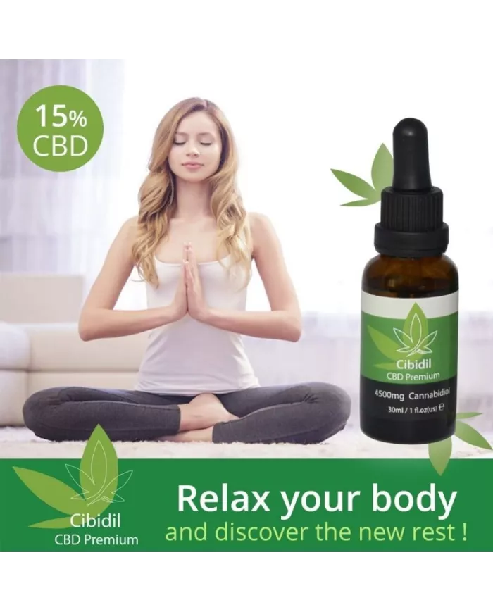 500 COSMETICS - CIBIDIL HUILE DE CBD RELAXANTE 15 % 30 ML