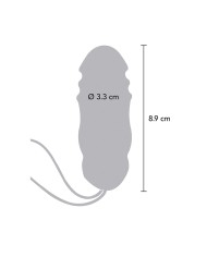 TOYJOY - HAPPINESS SUNN SIDE UP AND DOWN VIBRATEUR FUCHSIA TÉLÉCOMMANDE