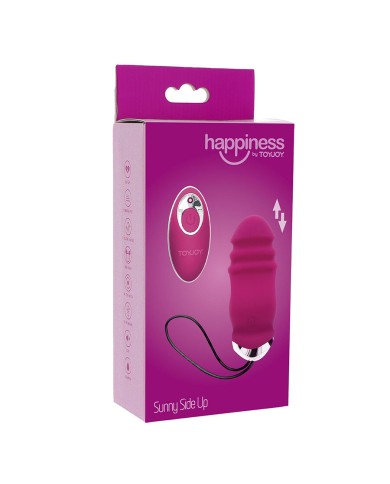 TOYJOY - HAPPINESS SUNN SIDE UP AND DOWN VIBRATEUR FUCHSIA TÉLÉCOMMANDE