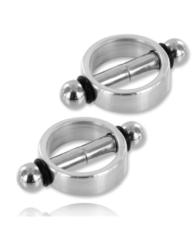 METAL HARD - PINCES TÉTONS MAGNÉTIQUES DURS EN MÉTAL PAIRE