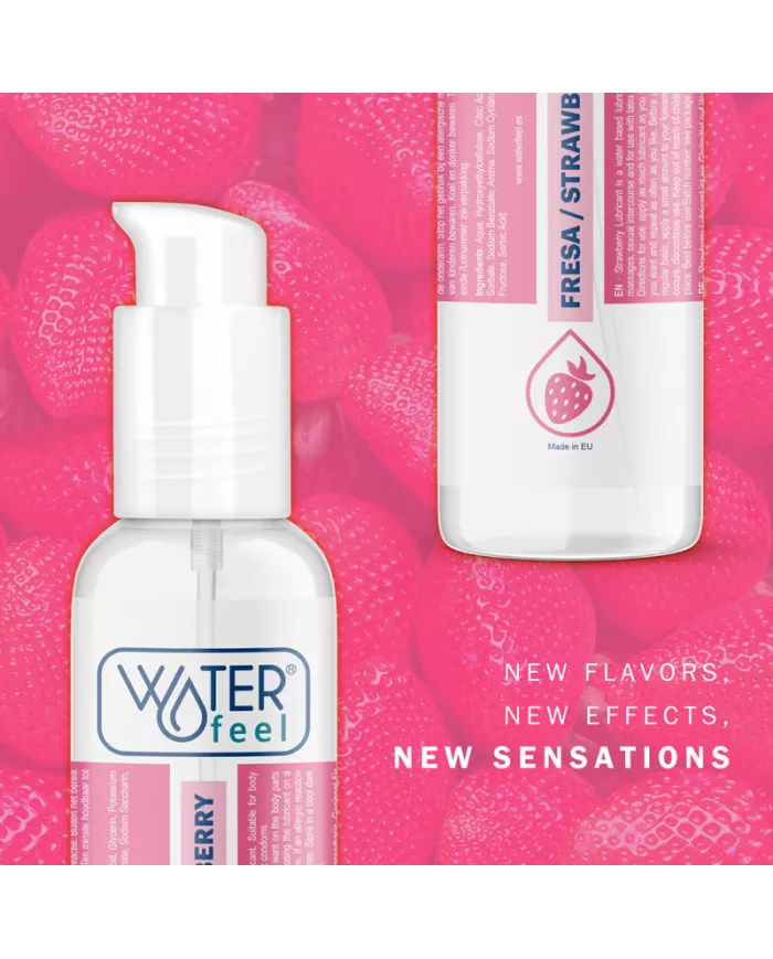 WATERFEEL - LUBRIFIANT À BASE D'EAU DE FRAISE 175 ML