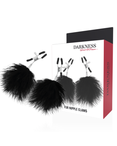 DARKNESS - PINCES À TÉTONS POM-POM 2