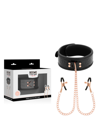 BEGME - BLACK EDITION COLLIER BEGME BLACK EDITION AVEC PINCES À MÉTONS