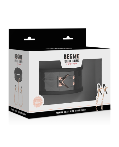 BEGME - BLACK EDITION COLLIER BEGME BLACK EDITION AVEC PINCES À MÉTONS