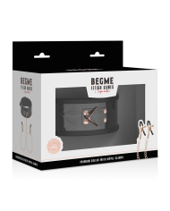BEGME - BLACK EDITION COLLIER BEGME BLACK EDITION AVEC PINCES À MÉTONS