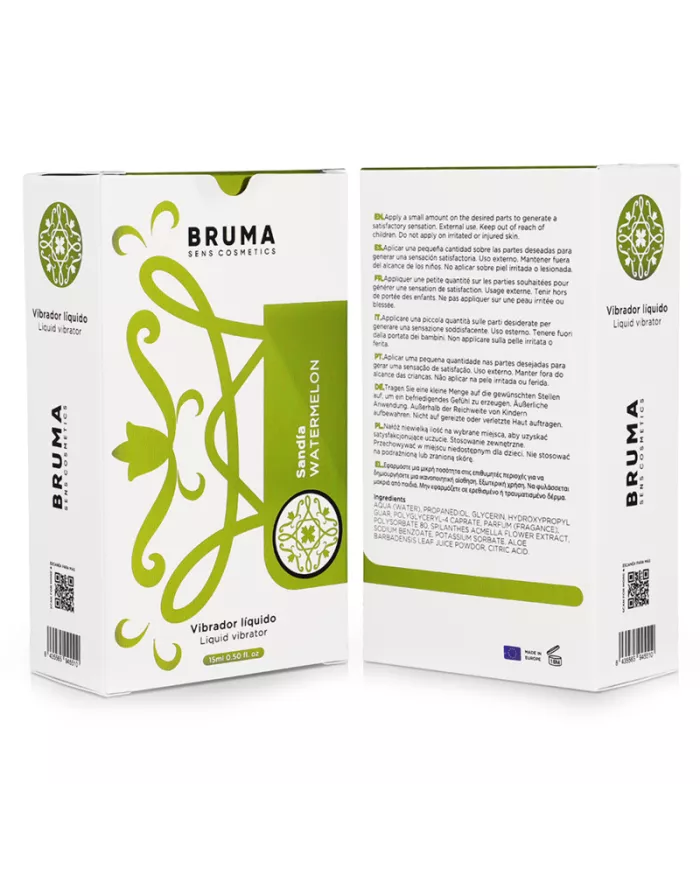 BRUMA - VIBRATEUR LIQUIDE ULTRA GLISSANT Pastèque 15 ML