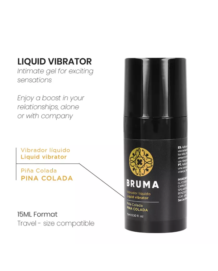 BRUMA - VIBRATEUR LIQUIDE ULTRA GLISSANT PINA COLADA 15 ML