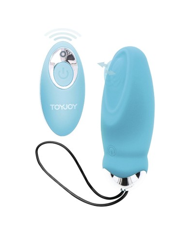 TOYJOY - HAPPINESS IM SO EGGCITED VIBRATEUR TÉLÉCOMMANDE BLEU