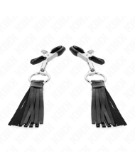 KINK - PINCES À TÉLÉMONS À PAMPONS EN CUIRETTE 6 CM
