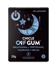WUG GUM - OFF VALERIAN, TRYPTOPHAN, LEMON BALM AND MELATONIN 10 UNITS
