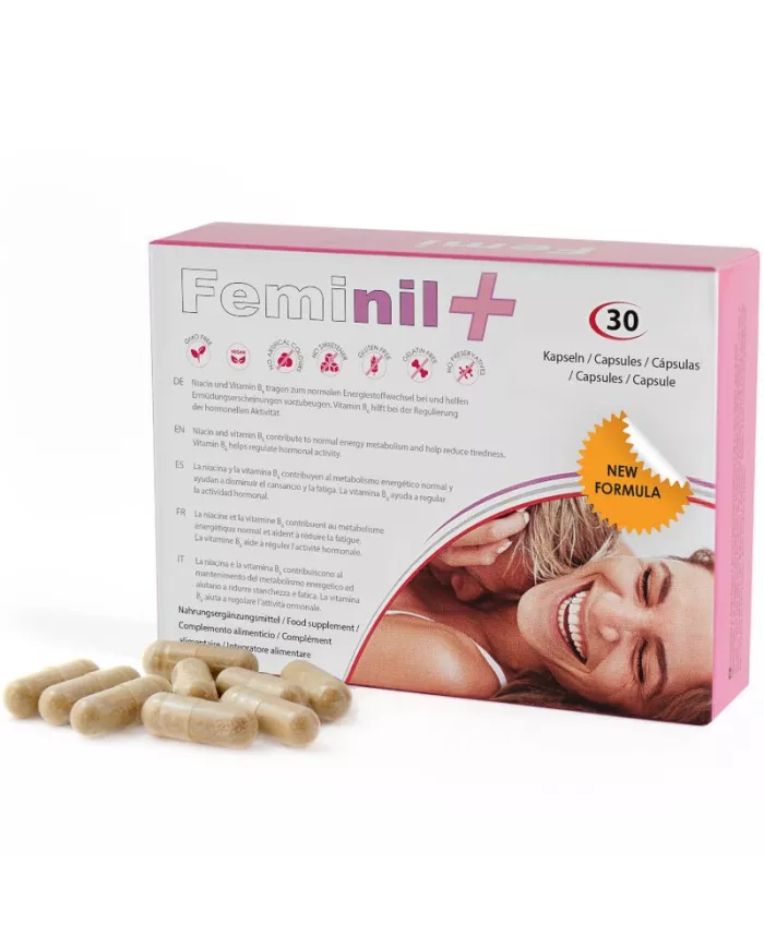 500 COSMETICS - FEMINIL+ AMÉLIORATION DE LA LIBIDO SEXUELLE FÉMININE - 30 CAPSULES 500 COSMETICS - FEMINIL+ AMÉLIORATION DE LA LIBIDO SEXUELLE FÉMININE - 30 CAPSULES