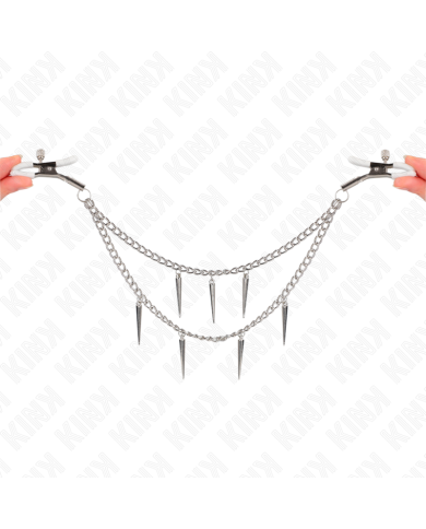 KINK - PINCES À METELIER AVEC CHAÎNES À POINTES 30 CM