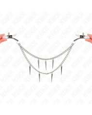KINK - PINCES À METELIER AVEC CHAÎNES À POINTES 30 CM