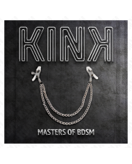 KINK - PINCES À METELIER AVEC 2 CHAÎNES FINES ARGENT 20/23 CM