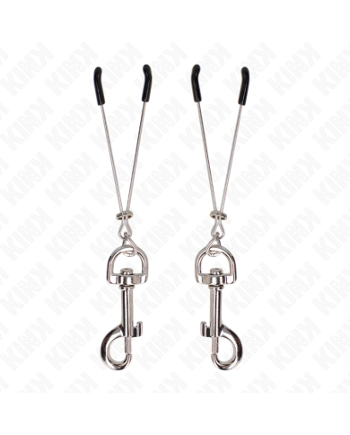 KINK - PINCE À METON CROCHET FIN ARGENT 7 CM