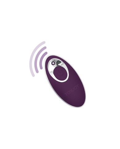 TOYJOY - HAPPINESS KNOCK KNOCK EGGSTAVAGANT VIBRATEUR TÉLÉCOMMANDE VIOLET