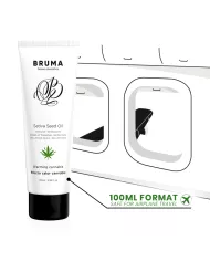 BRUMA - HUILE DE GRAINES DE SATIVA GEL GLISSANT RÉCHAUFFANT SAVEUR DE CANNABIS 100 ML