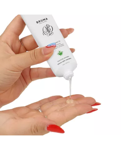 BRUMA - HUILE DE GRAINES DE SATIVA GEL GLISSANT RÉCHAUFFANT SAVEUR DE CANNABIS 100 ML