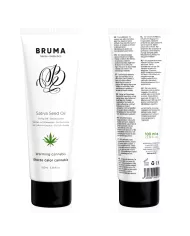 BRUMA - HUILE DE GRAINES DE SATIVA GEL GLISSANT RÉCHAUFFANT SAVEUR DE CANNABIS 100 ML