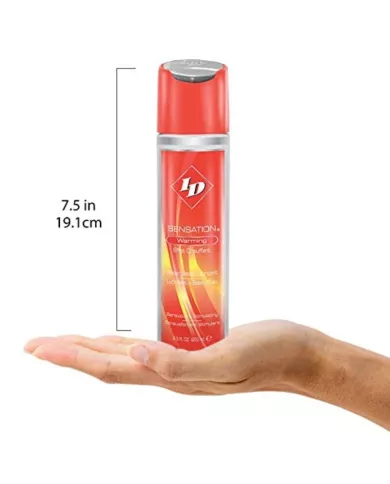 ID SENSATION - LUBRIFIANT BASE D'EAU  EFFET CHALEUR 250 ML