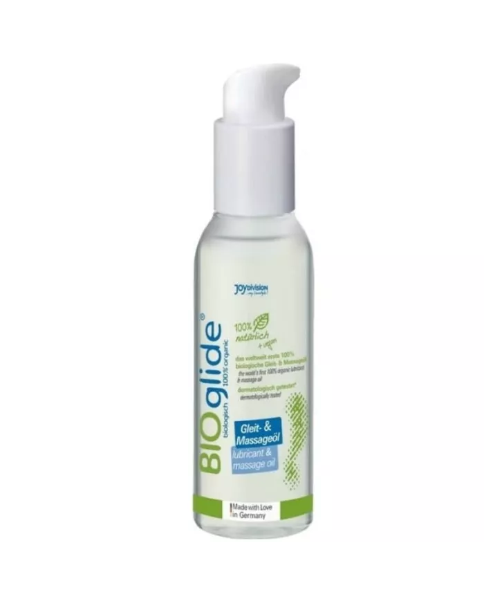 BIOGLIDE - LUBRIFIANT ET HUILE DE MASSAGE BIO 125 ML BIOGLIDE - LUBRIFIANT ET HUILE DE MASSAGE BIO 125 ML