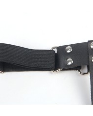 SUBBLIME - 953744 JARRETELLE PUNK EN CUIR AJUSTABLE NOIR TAILLE UNIQUE