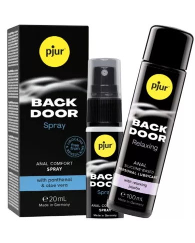 PJUR - BACK DOOR ENSEMBLE DE LUBRIFIANT ANAL ET SPRAY PJUR - BACK DOOR ENSEMBLE DE LUBRIFIANT ANAL ET SPRAY