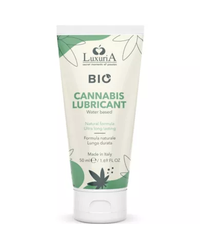 INTIMATELINE - LUXURIA LUBRIFIANT BASE D'EAU BIO CANNABIS 50 ML