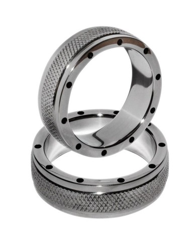 METAL HARD - ANNEAU POUR PÉNIS ET TESTICULES 45MM