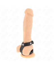 KINK - ANNEAU PÉNIS DOUBLE EN CUIR RÉGLABLE