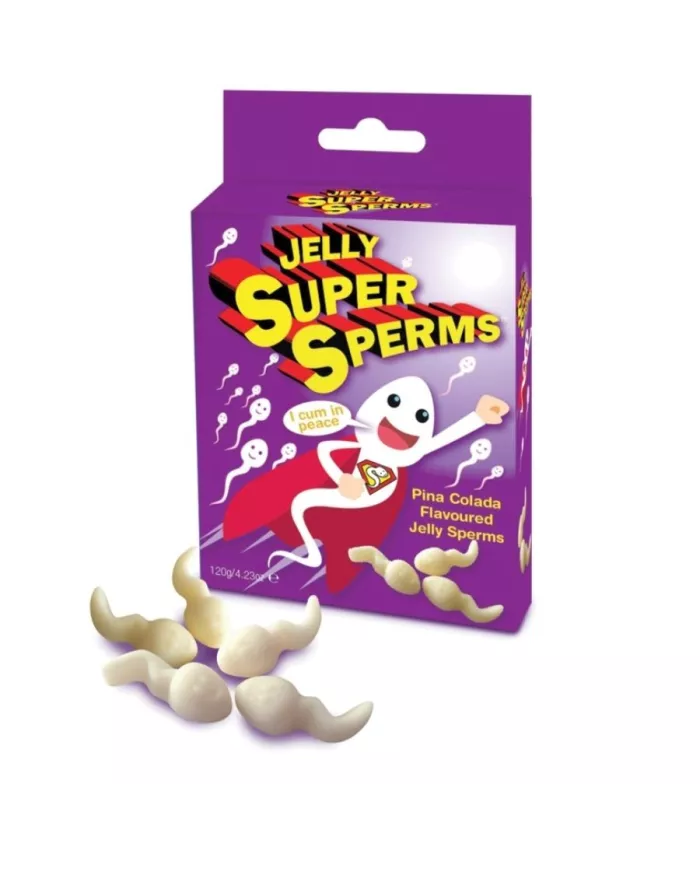 SPENCER & FLEETWOOD - JELLY SUPER SPERM GUMMIES FORME SPERME 120 GR SPENCER & FLEETWOOD - JELLY SUPER SPERM GUMMIES FORME SPERME 120 GR