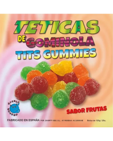 DIABLO GOLOSO - TÉTINES GOMMEUSES EN SUCRE ASSORTIES