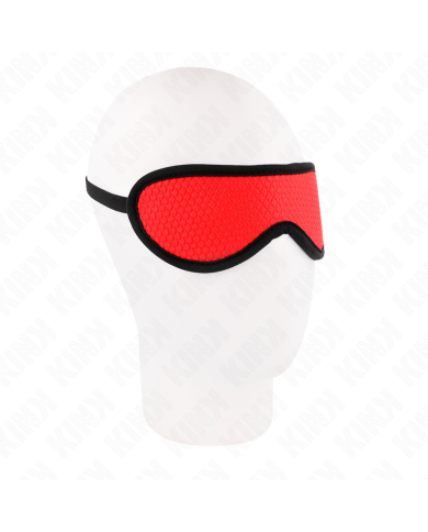 KINK - BANDAGE TEXTURÉ À ÉCAILLES AVEC BORD RECOUVERT ROUGE 20 x 7 CM