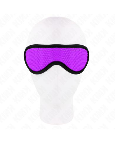 KINK - BANDAGE TEXTURÉ À ÉCAILLES AVEC BORD RECOUVERT VIOLET 20 x 7 CM