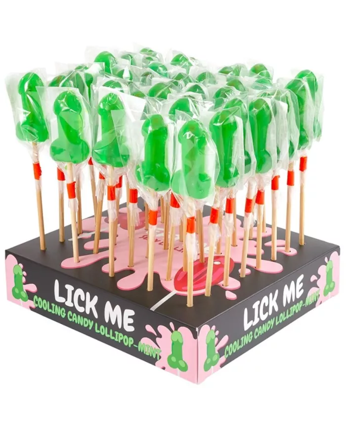 SECRETPLAY - PRÉSENTOIR DE SUCETTES PÉNIS À LA MENTHE AVEC EFFET FROID (40 UNITÉS) SECRETPLAY - PRÉSENTOIR DE SUCETTES PÉNIS À LA MENTHE AVEC EFFET FROID (40 UNITÉS)