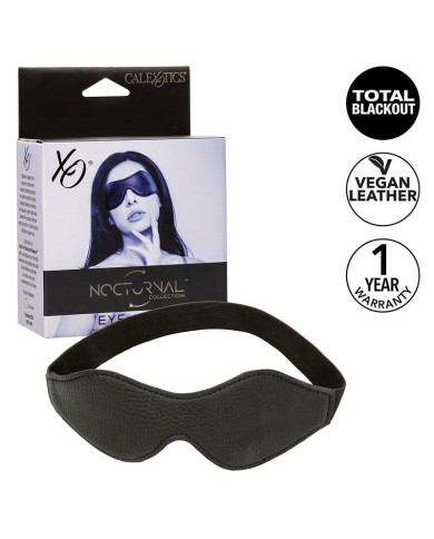 CALEXOTICS - NOCTURNAL MASQUE POUR LES YEUX EN CUIR PVC NOIR