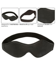 CALEXOTICS - NOCTURNAL MASQUE POUR LES YEUX EN CUIR PVC NOIR