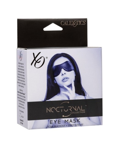 CALEXOTICS - NOCTURNAL MASQUE POUR LES YEUX EN CUIR PVC NOIR