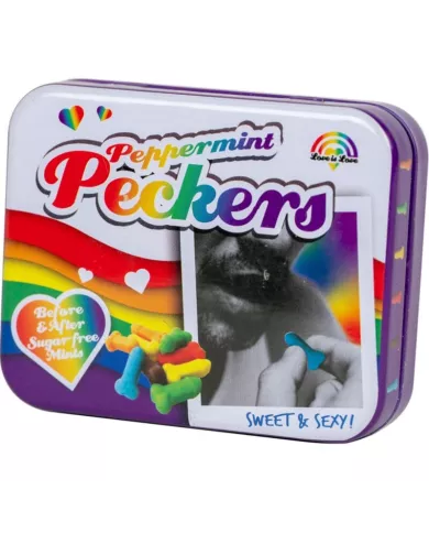 SPENCER & FLEETWOOD - BONBON ARC-EN-CIEL À LA MENTHE PECKERS