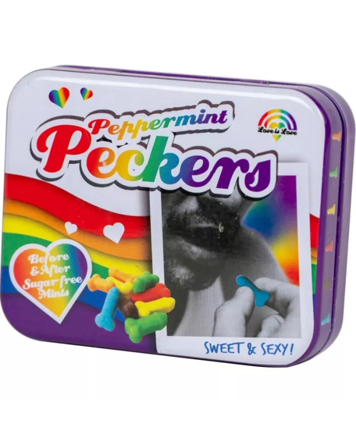 SPENCER & FLEETWOOD - BONBON ARC-EN-CIEL À LA MENTHE PECKERS