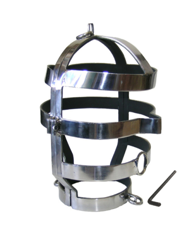 METAL HARD - MASQUE AVEC COLLIER EN ACIER