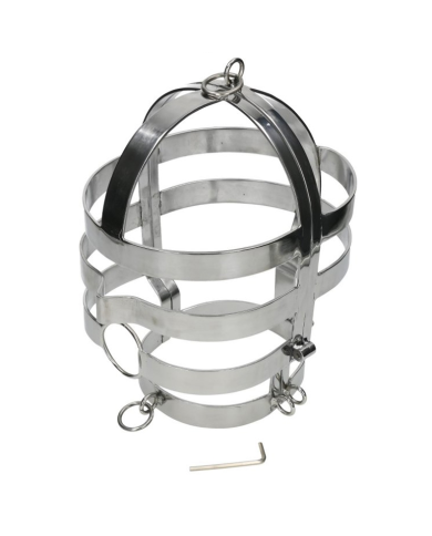 METAL HARD - MASQUE AVEC COLLIER EN ACIER