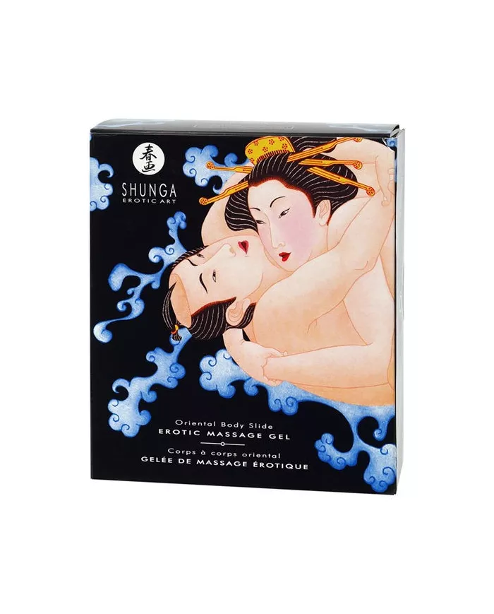 SHUNGA - GEL DE MASSAGE ÉROTIQUE ORIENTAL CORPS À CORPS AUX FRUITS EXOTIQUES